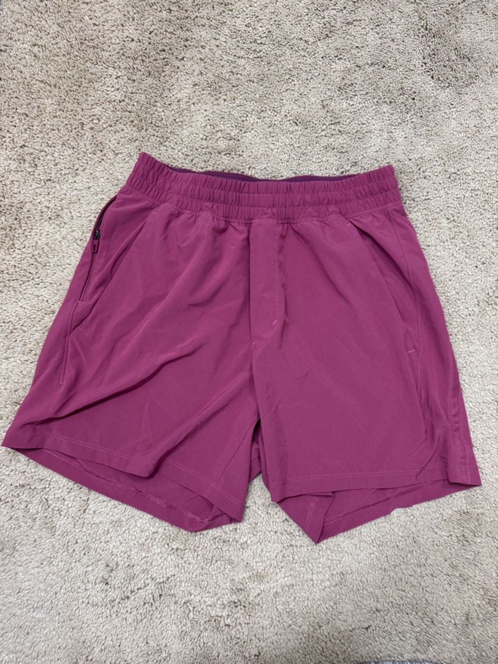 lululemon men’s pace breaker linerless, 5” mulled wine - Picture 4 of 7